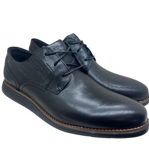 Rockport Total Motion Black Leather Dress Shoes 10.5 M Oxford CH0242 New No Box